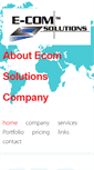 Mobile Screenshot of e-com-solutions.biz